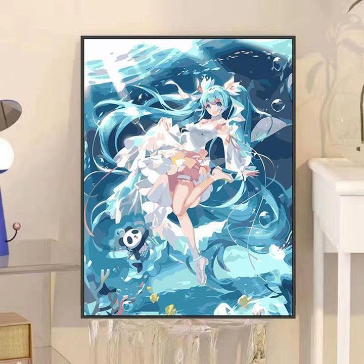 Anime-inspirierte dekorative Wandkunst Karnz