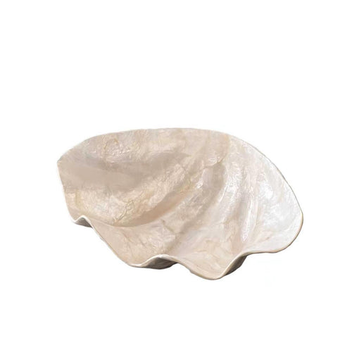 Dekorative muschelförmige Servierschüssel