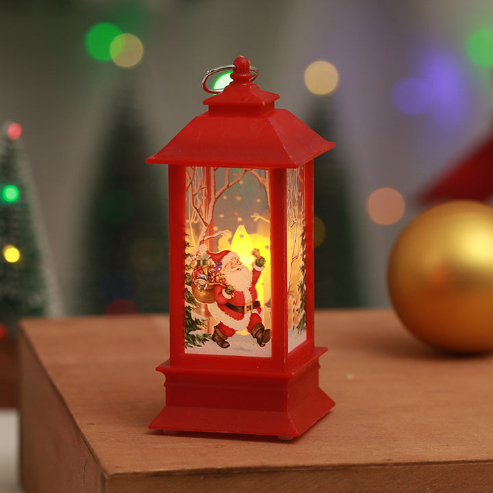 Nostalgische Weihnachtslaterne mit LED-Leuchte Karnz