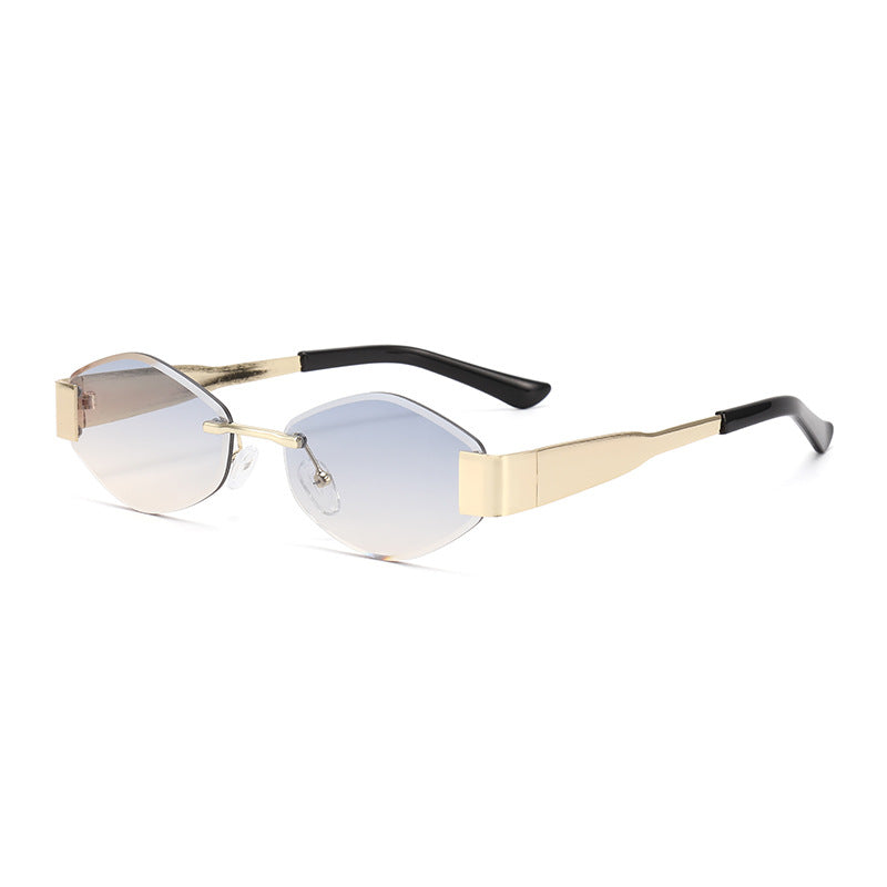 Damen modische Sonnenbrille mit elegantem achteckigen Rahmen und UV-Schutz Karnz
