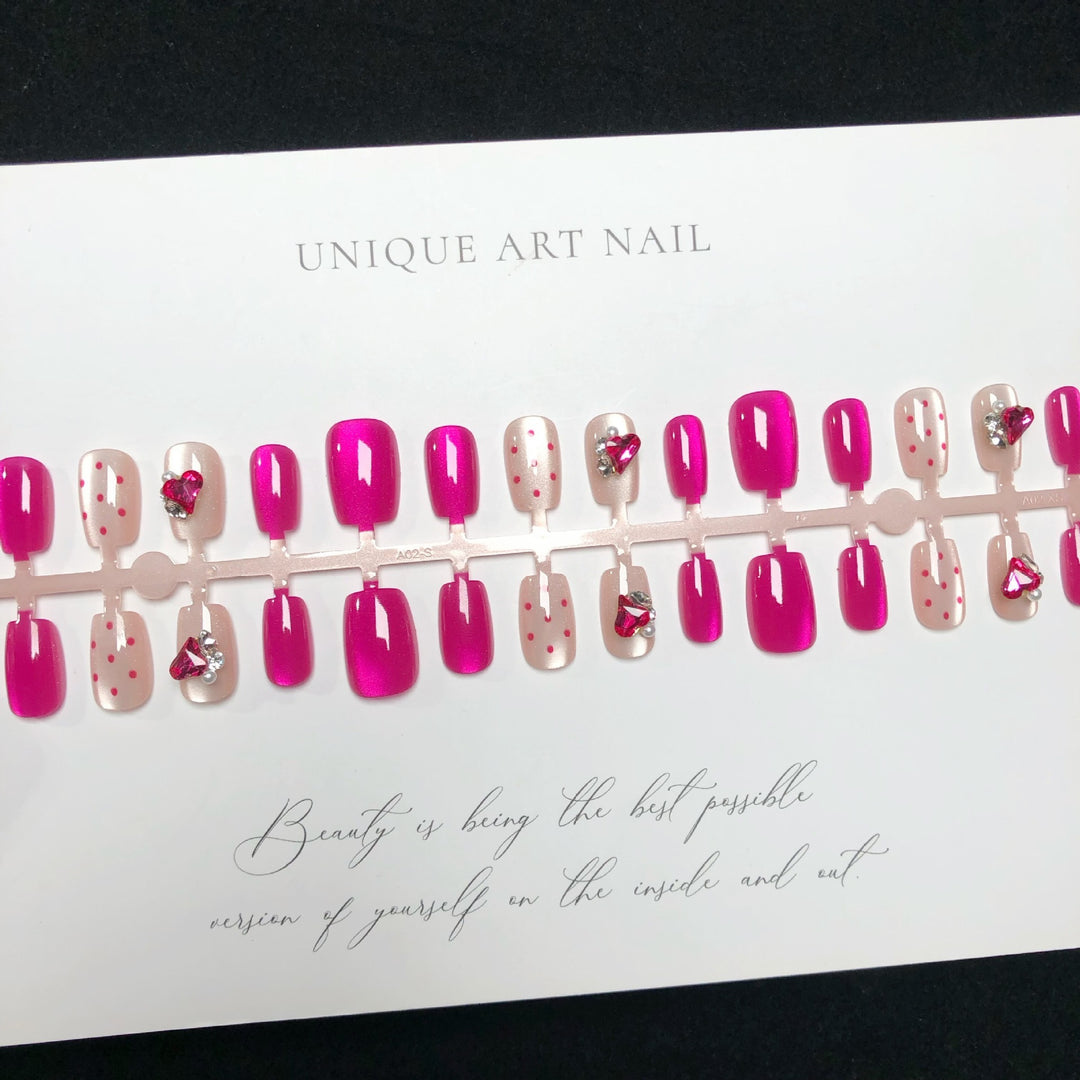 Stylisches Dekoratives Press-On Nagelset
