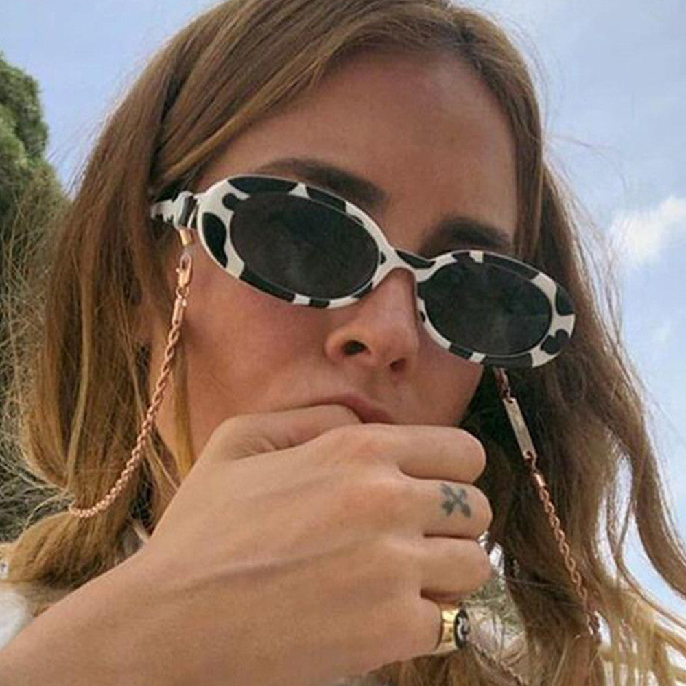 Damen modische Cat-Eye Sonnenbrille mit UV-Schutz und robustem Rahmen Karnz