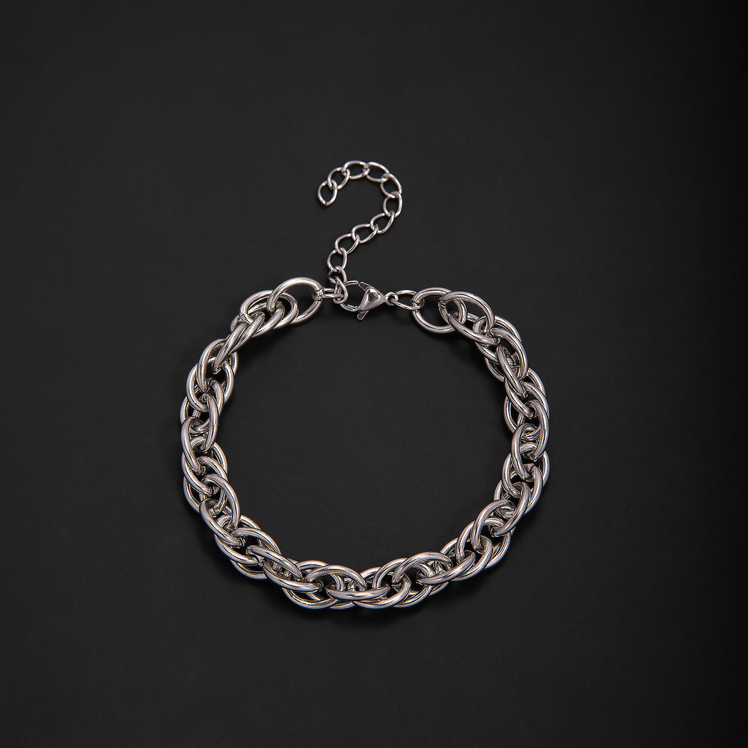 Vernetztes Metall-Gliederarmband Karnz