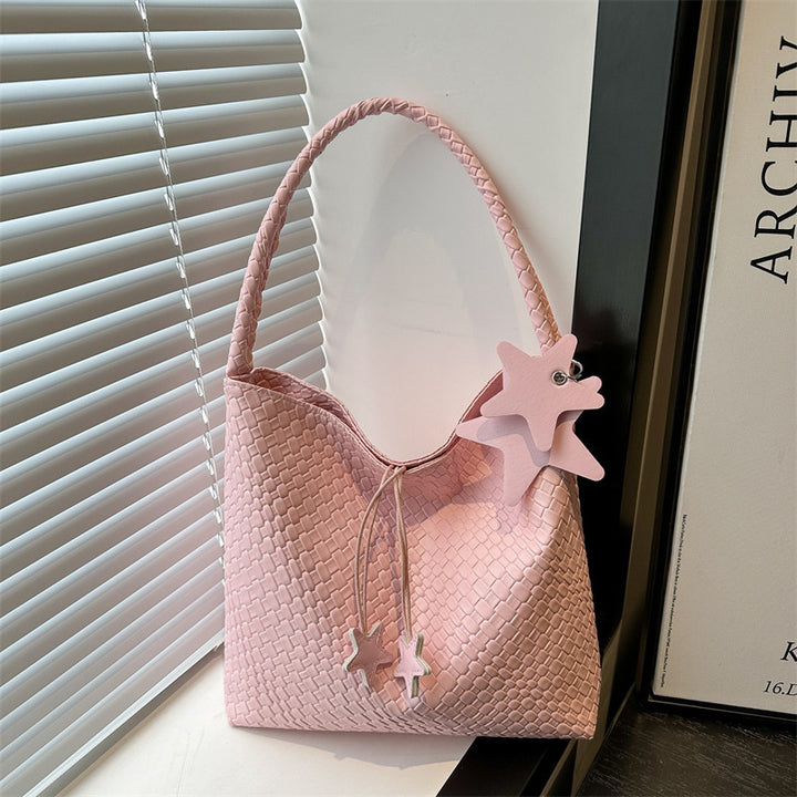 Texturierte Webung Handtasche Karnz