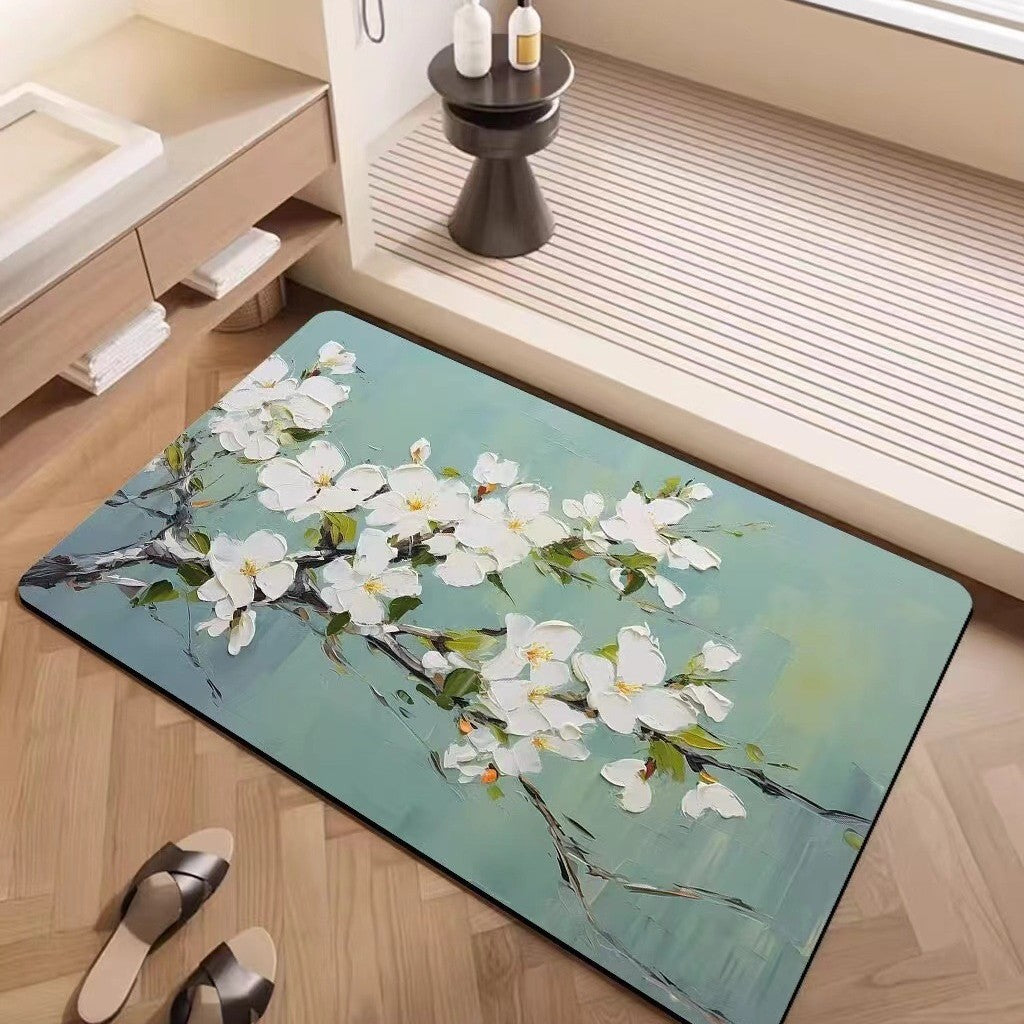 Luxuriöse strukturiertes Blumenteppich Karnz