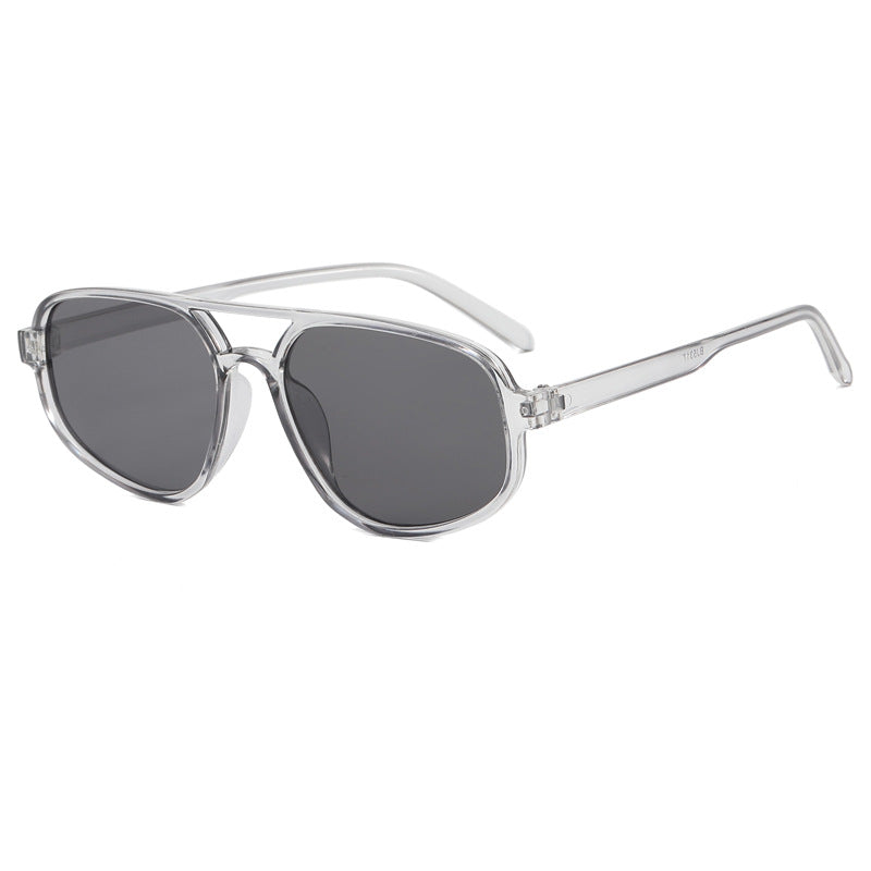 Damen modische Oversized-Sonnenbrille mit trendy Rahmen Karnz