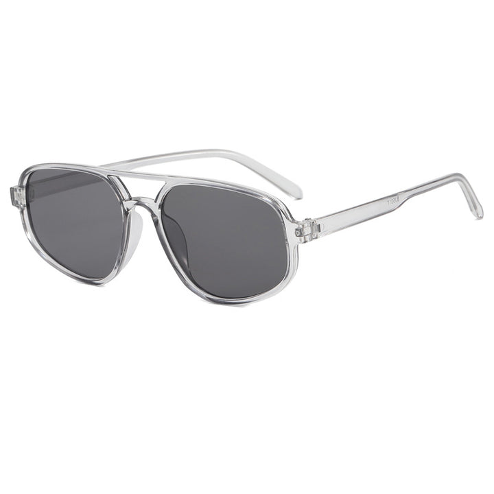 Damen modische Oversized-Sonnenbrille mit trendy Rahmen Karnz