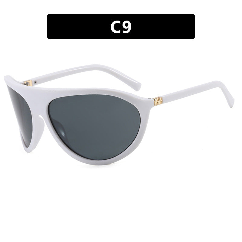 Damen Cat-Eye Sonnenbrille mit einzigartigem Design und schützendem UV-Filter Karnz