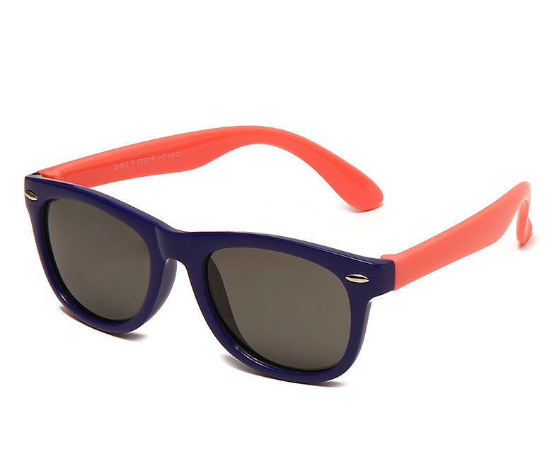 Karnz | Kinder Flex Sonnenbrille mit flexiblem und robustem Rahmen