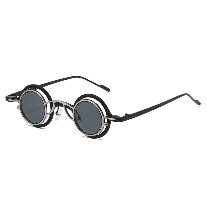 Modebewusste runde Sonnenbrille Karnz