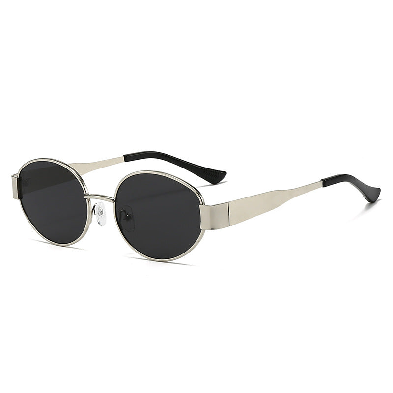 Damen Vintage Sonnenbrille im ovalen Design Karnz
