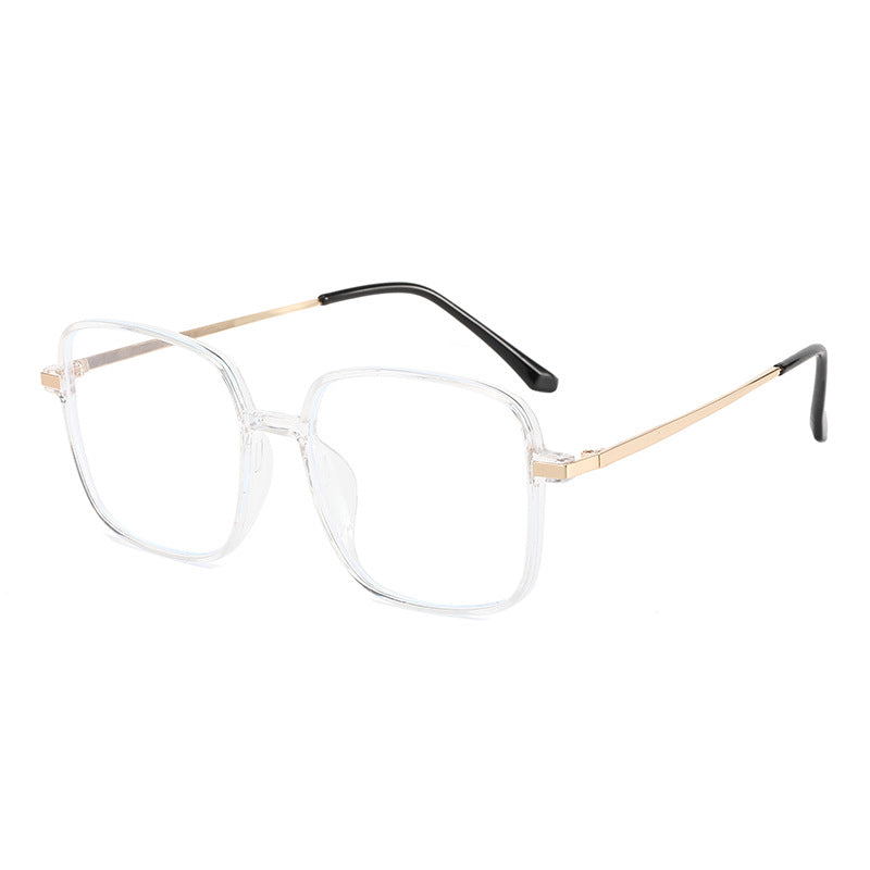 Damen quadratische Designerbrille mit filigranem Metallrahmen Karnz