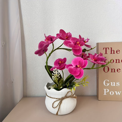 Dekorative künstliche Orchideenarrangement 1790480695 für Wohnkultur