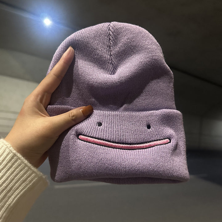 Verspielte Strickmütze