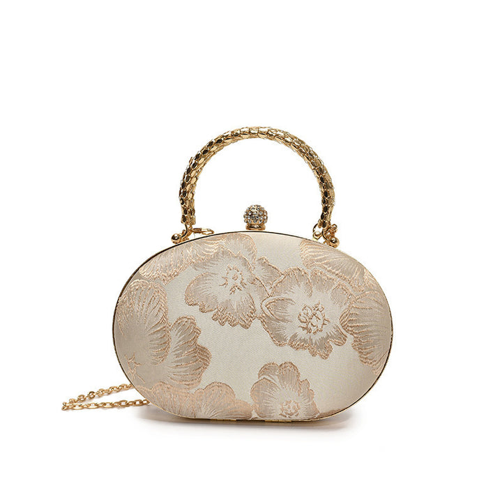Elegante Blumen Abendtasche Karnz