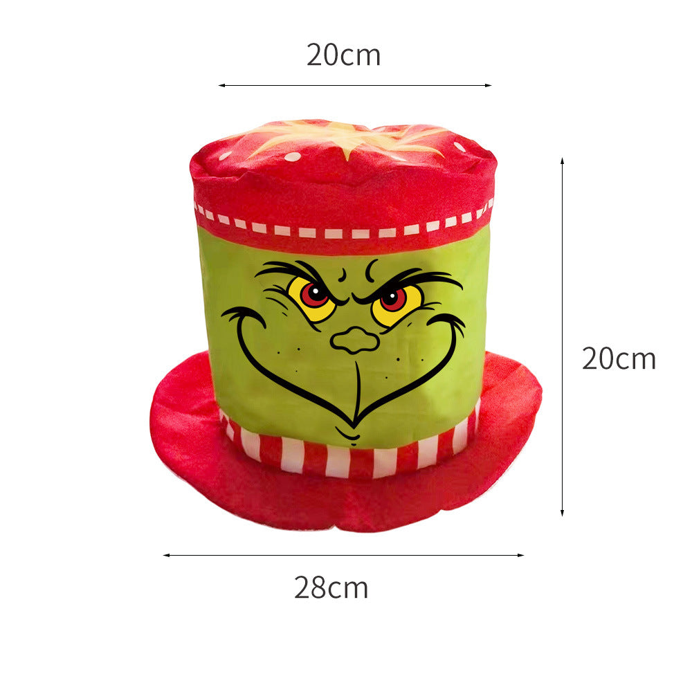 Launische Plüsch Grinch Mütze