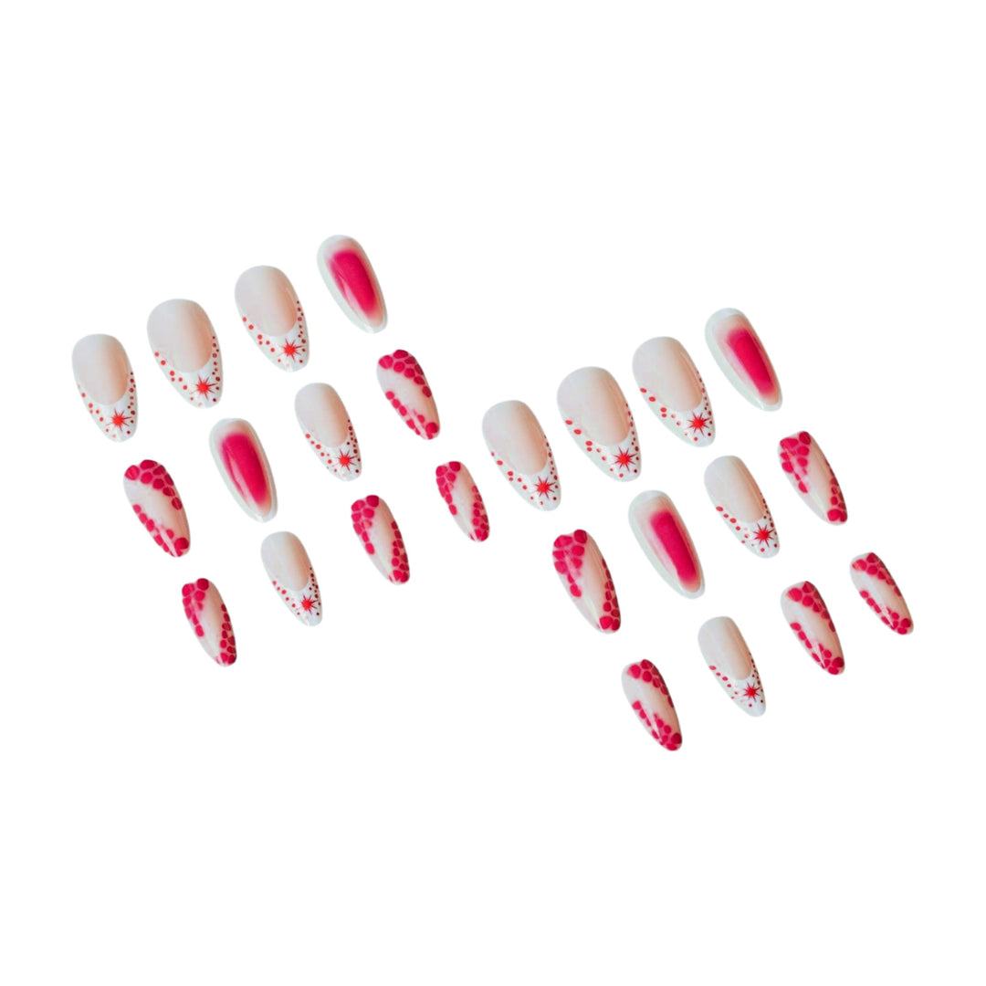 Künstlerische Gel-Nagelverstärkungen