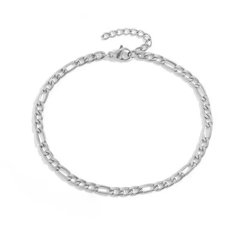 Elegante Gliederkette Fußkettchen Karnz