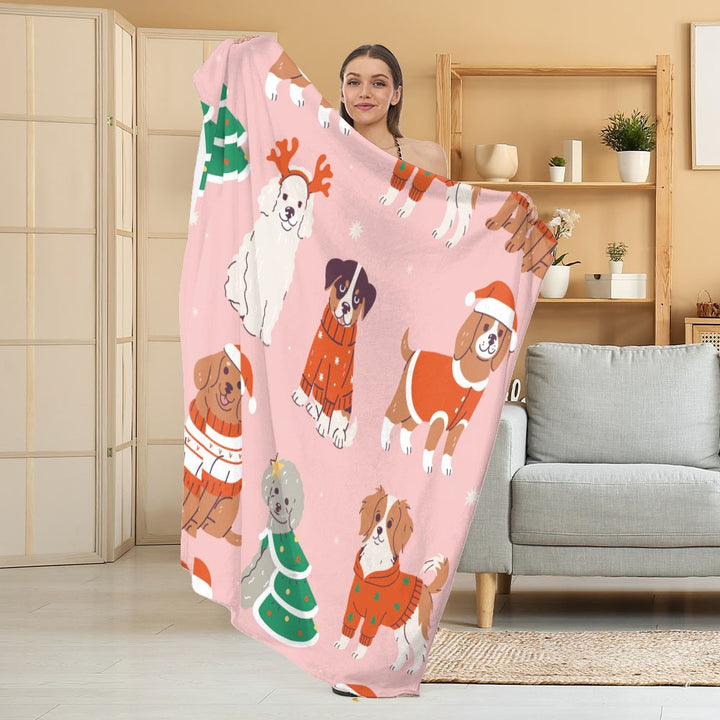 Gemütliche Halloween-Themen Fleece Decke