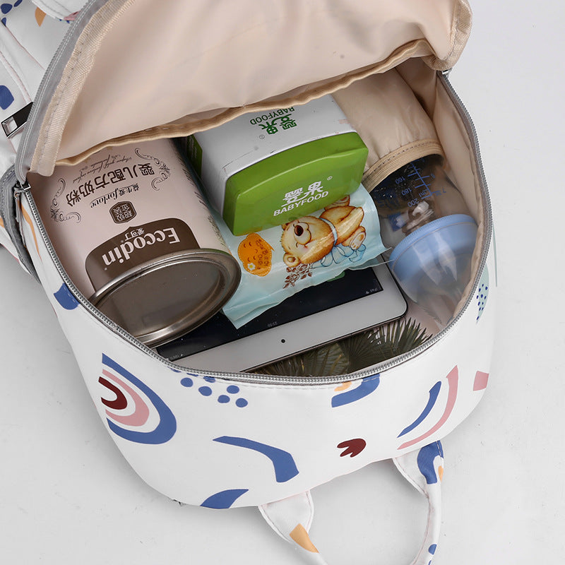 Verspielt Grafikdruck Rucksack Karnz