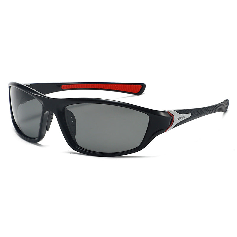 Herren Sportsonnenbrille mit polarisierenden Gläsern und ergonomischem Design Karnz
