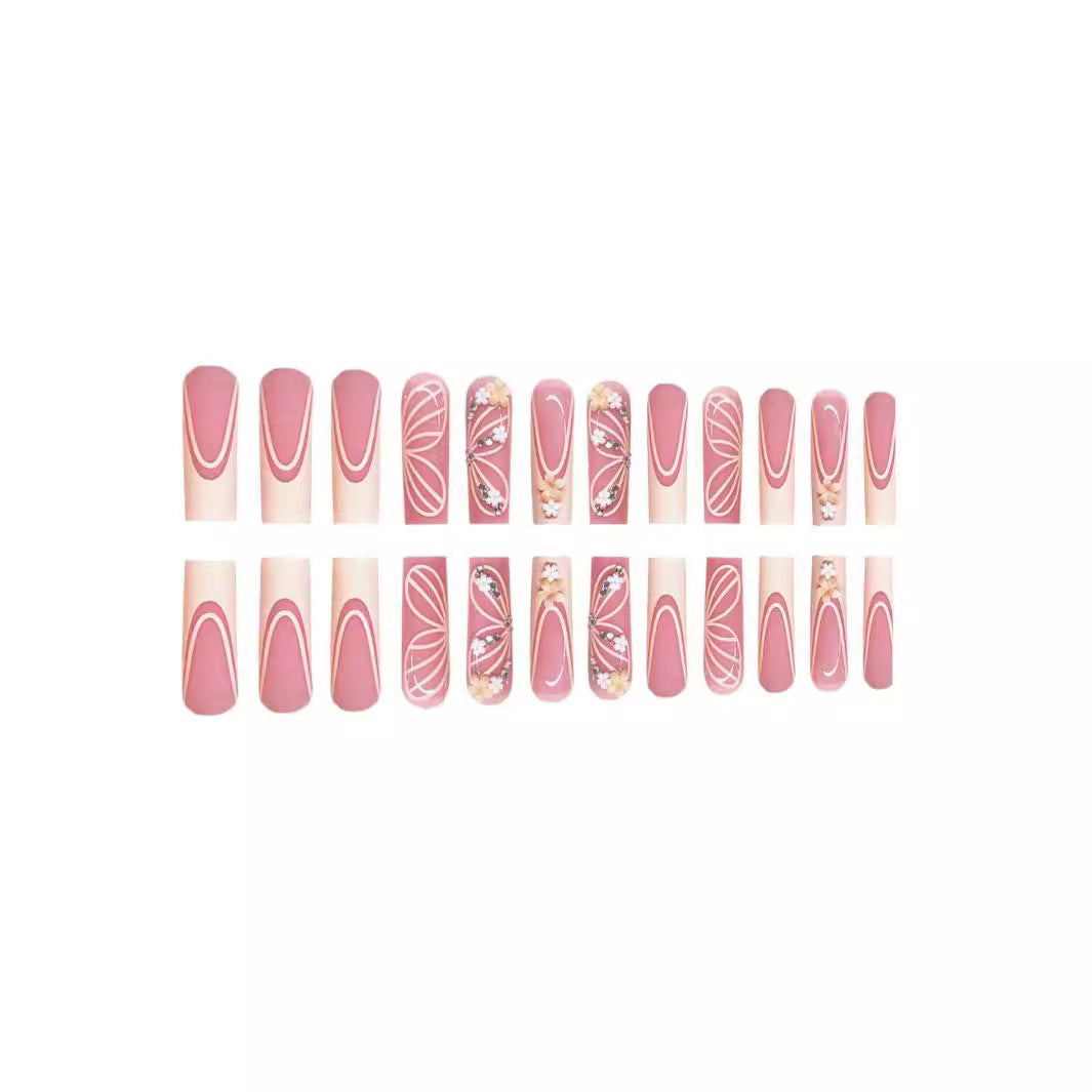 Premium Luxus Floral Nail Art Set Karnz