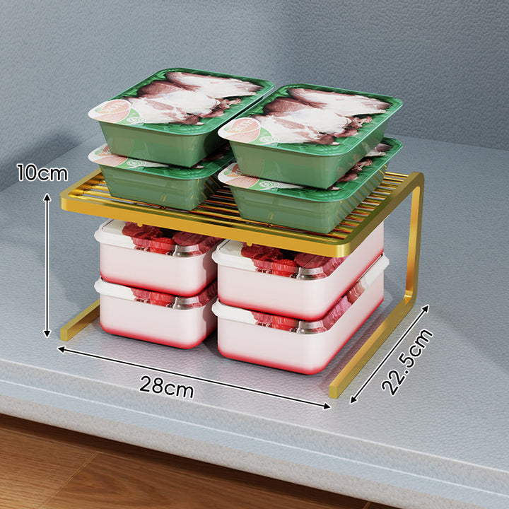 Dreistufiger schlanker eingelassener Arbeitsplatten-Pantry-Regal-Organizer