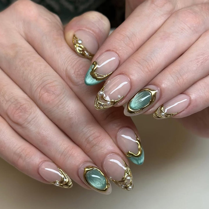 Künstlerische Gel-Nageltips Karnz