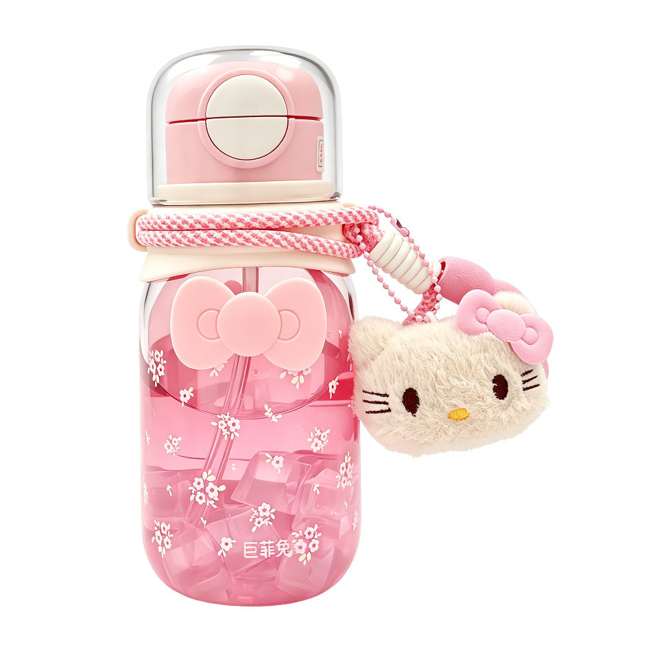 Damen Auslaufsichere Trinkflasche mit Tiermotiven Karnz