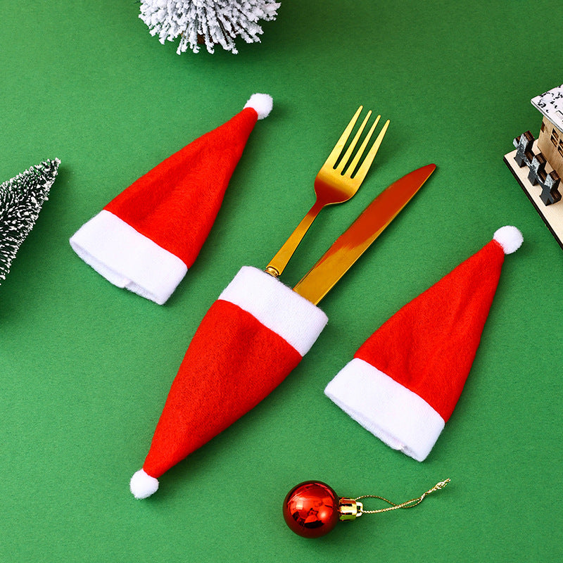 Festlicher Weihnachtsmann-Hut aus Filz Karnz