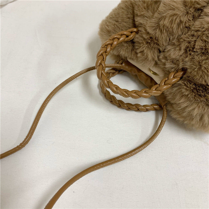 Plüsch Kunstpelz Tasche