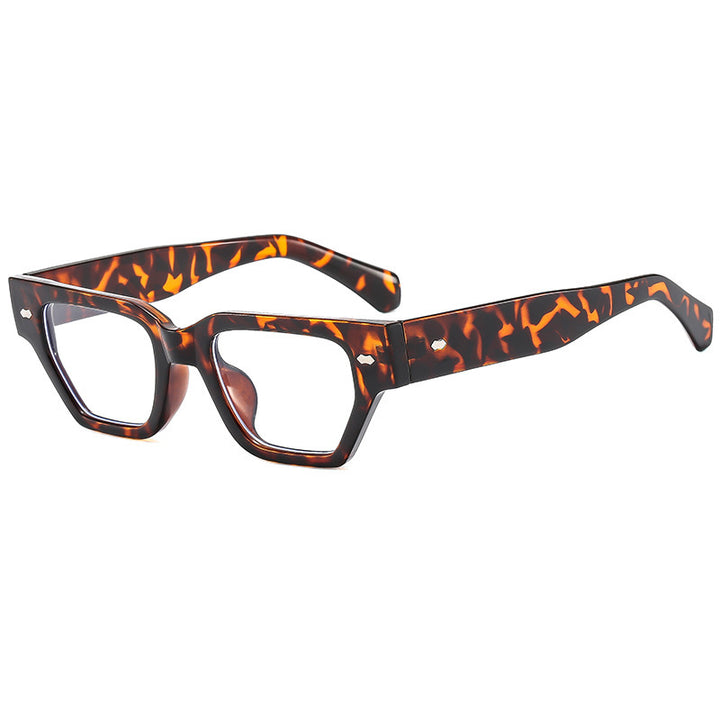 Geometrischer Rahmen Modischer Sonnenbrille Karnz