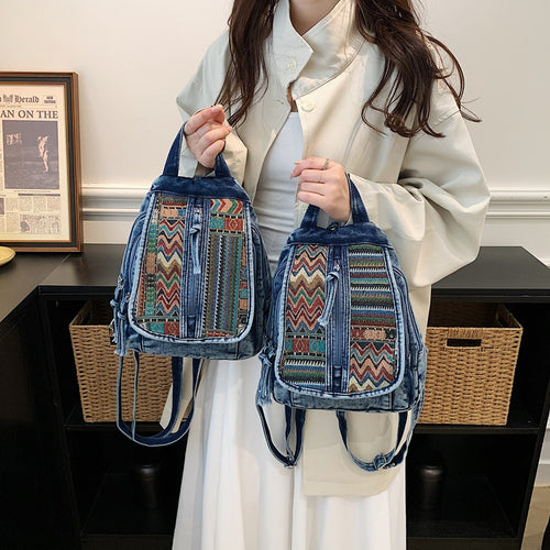 Stylische Ethnische Muster Rucksack Karnz