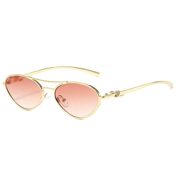 Stylische Eckige Brillen Sonnenbrillen Karnz