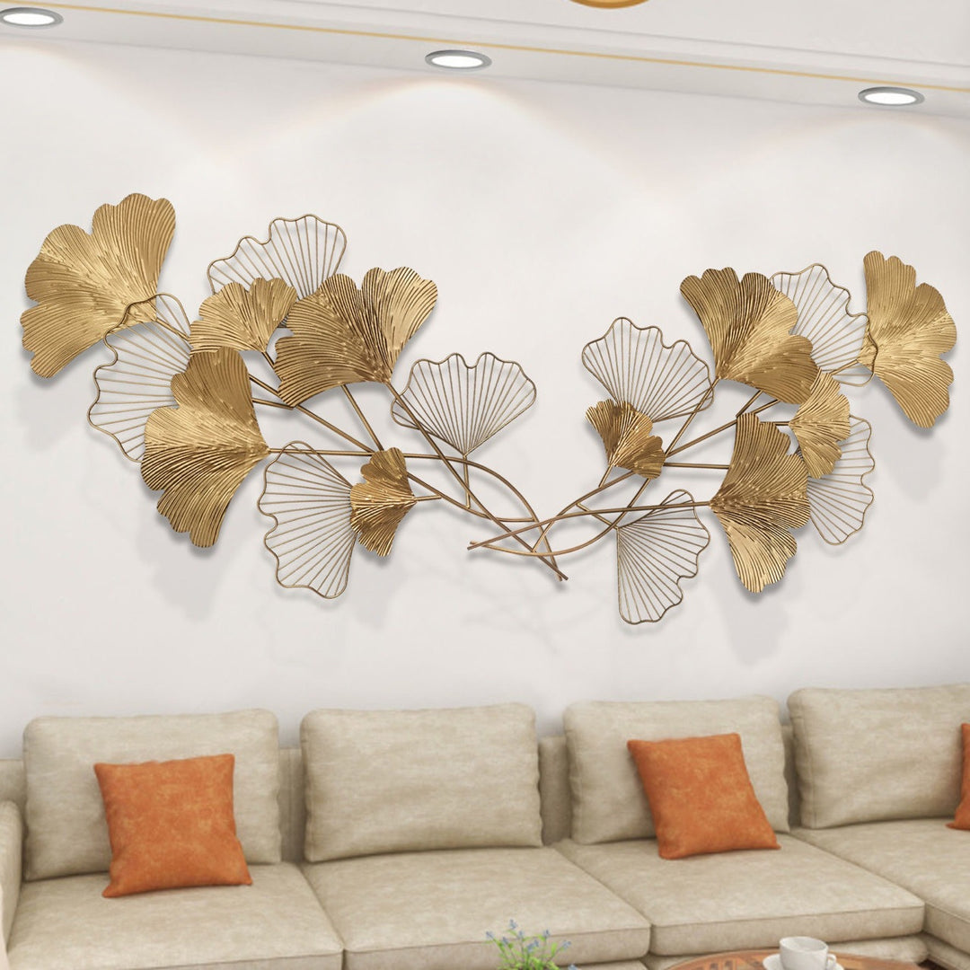 Ginkgo Blatt Dekorative Wandkunst Karnz