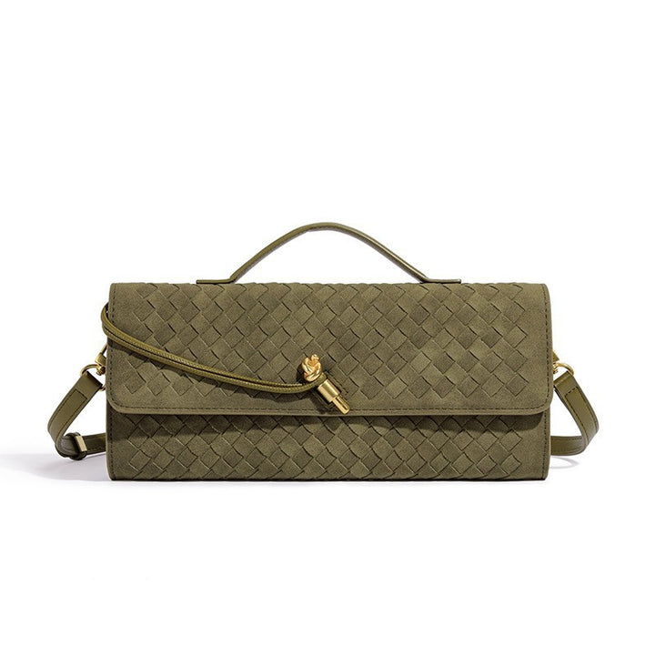 Texturierte Wildleder Clutch Tasche Karnz