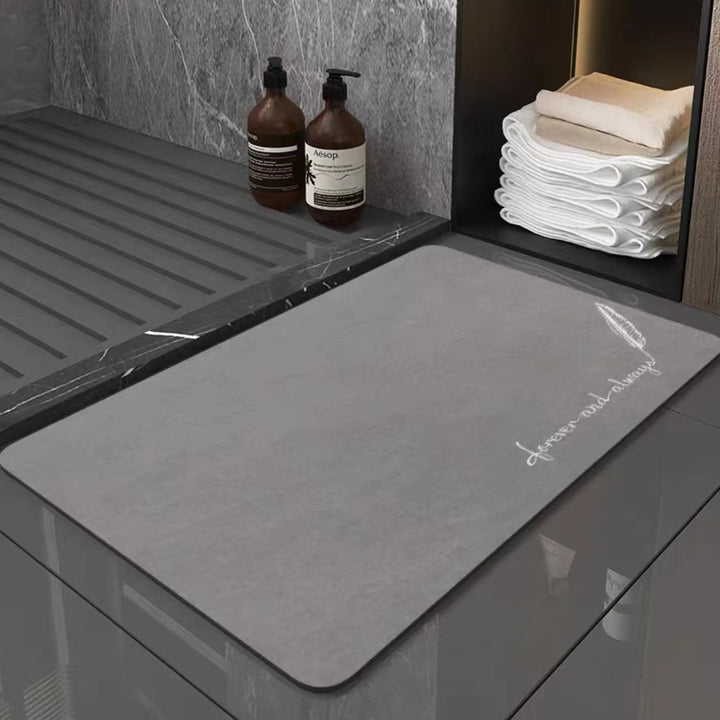 Elegante ovale Willkommensmatte