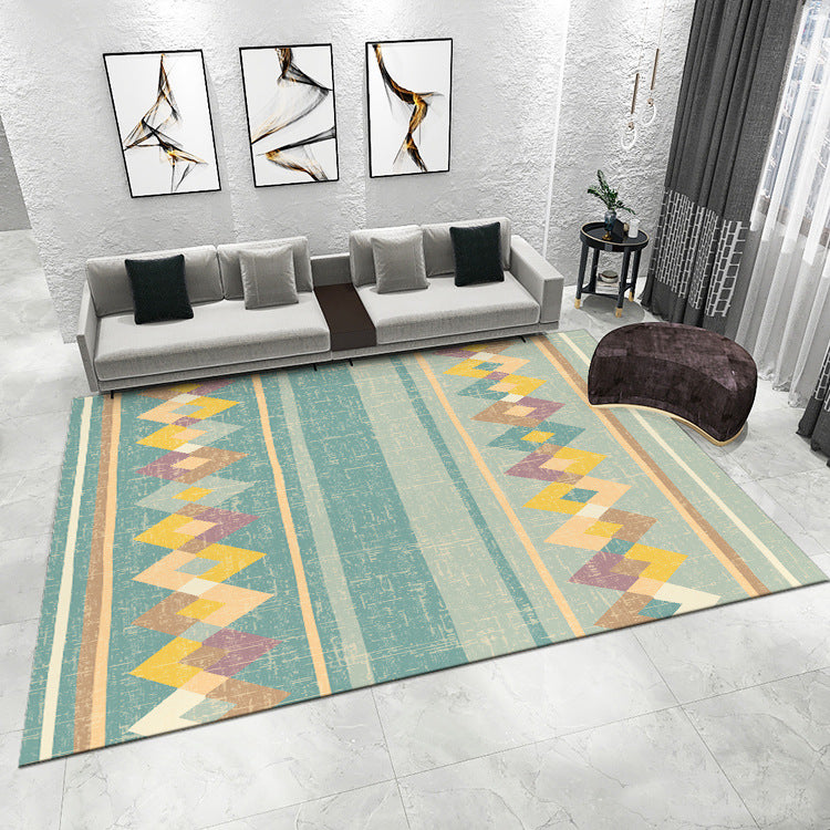 Geometrisch gemusterter Teppich 1786779209