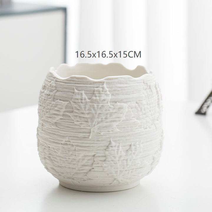 Strukturierter Keramiktopf Karnz