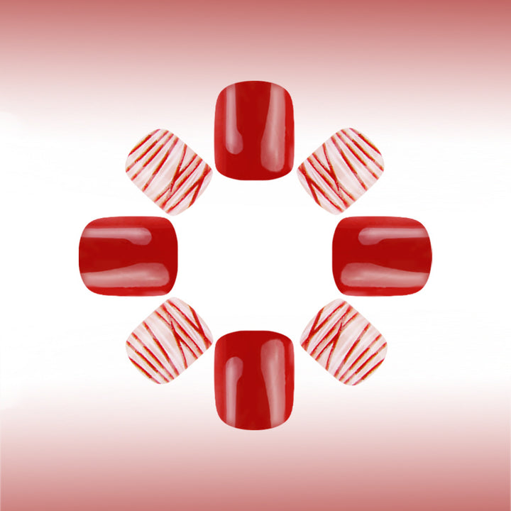 Herz-Themen Nagelkunst Karnz