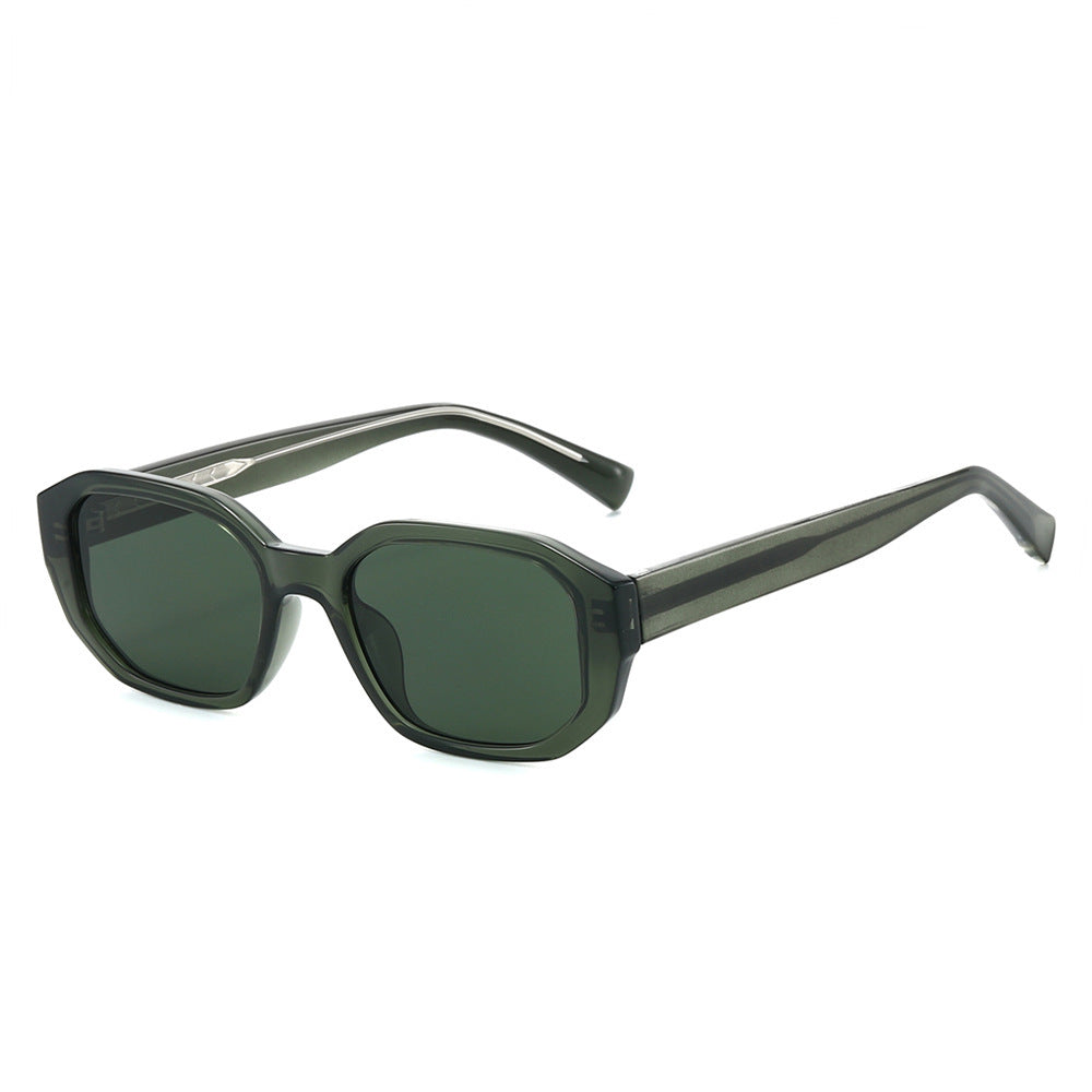 Damen modische Sonnenbrille mit einzigartigem achteckigem Rahmen Karnz