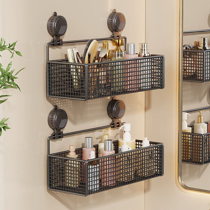 Saug-Montage Vertikales Mesh Kosmetik- & Toiletten-Organizer