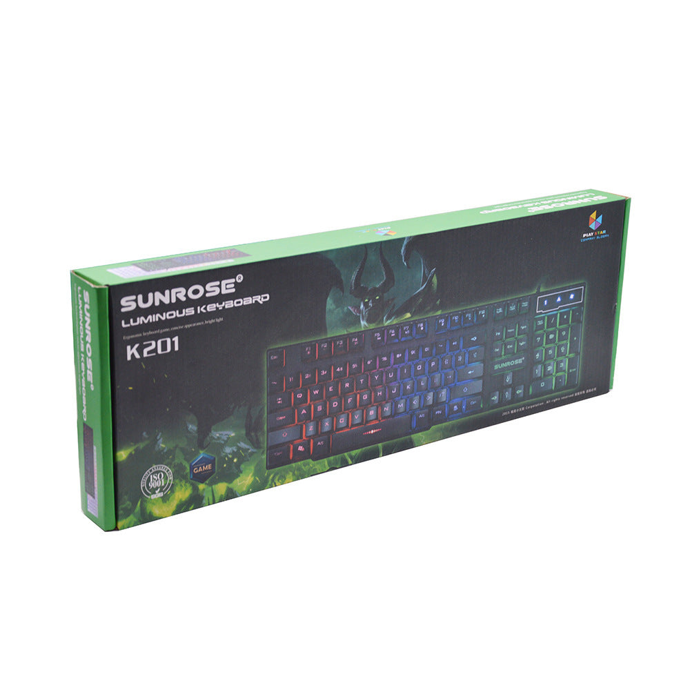 RGB-beleuchtete Gaming-Tastatur mit Präzisionsschaltern Karnz