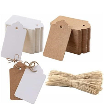 Umweltfreundliche Kraftpapier-Hangtags Karnz