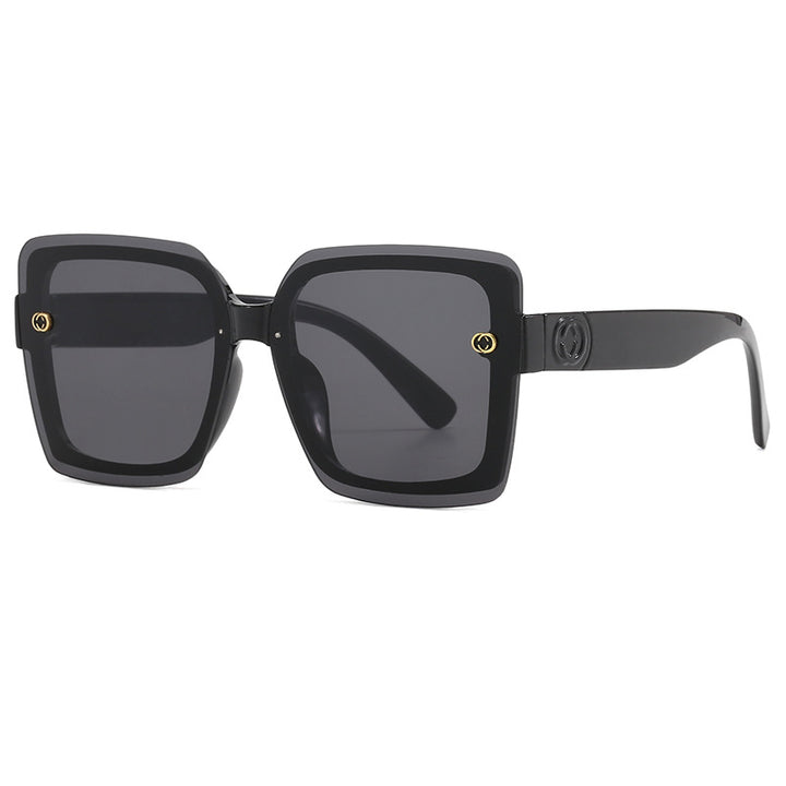 Damen oversized quadratische Sonnenbrille mit elegantem Rahmen Karnz