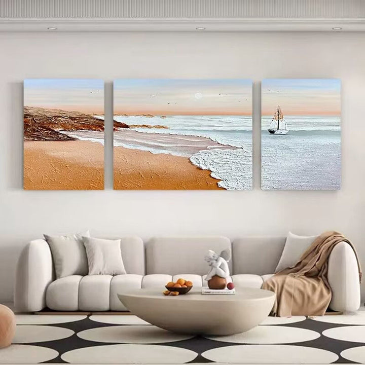 Abstrakte Meereslandschaft Wandkunst