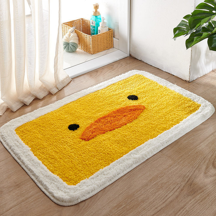 Plüsch Smiley Gesicht Badteppich