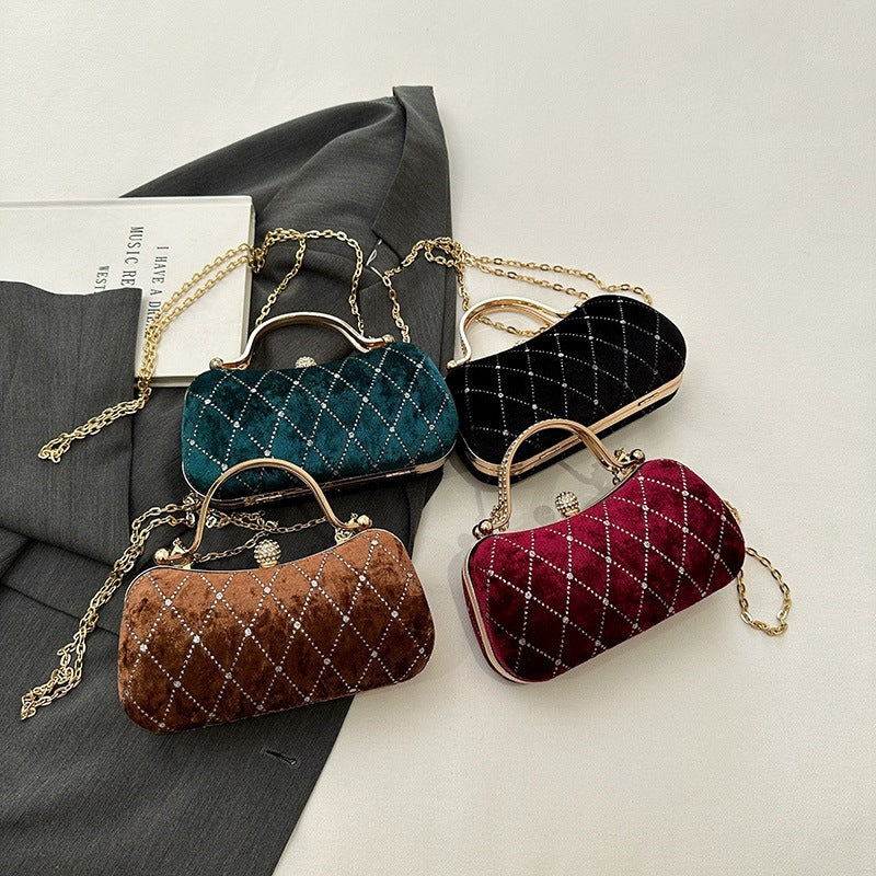 Elegante gesteppt Abendtasche