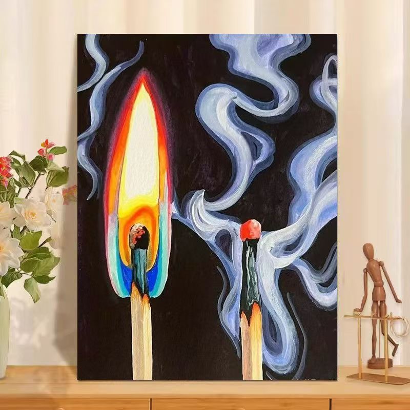 Abstract Smoke Art Print Karnz