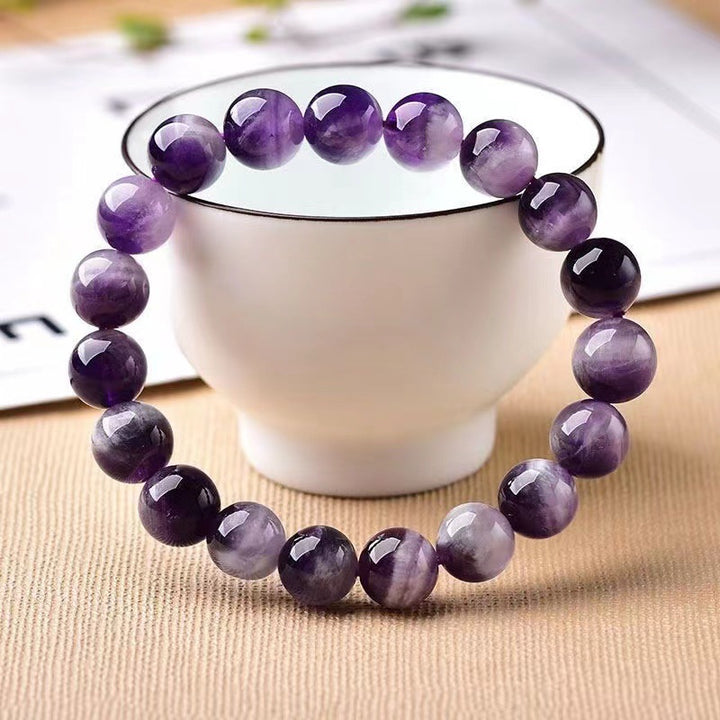 Handgemachte Amethyst Edelsteinarmband Karnz